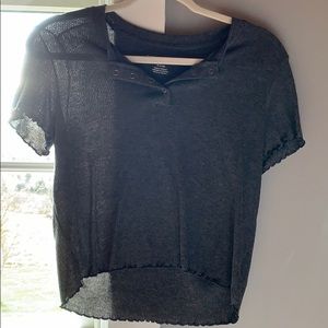 BNWOT American Eagle button up short sleeve